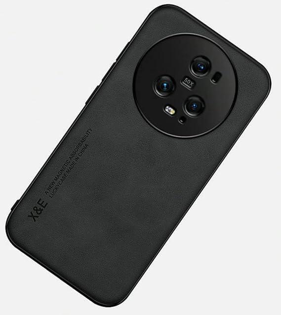 Kepuch Silklike kaitseümbris Honor Magic5 Pro-le, must