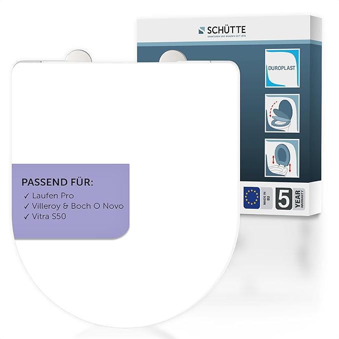 SCHÜTTE WC-pottiste Soft Close süsteemiga 