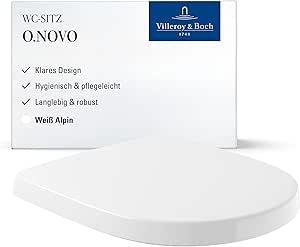 Villeroy & Boch O.novo WC-poti iste – ovaalne, Alpine White läikiv, Duroplast