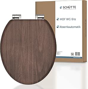 SCHÜTTE DARKWOOD WC-pottiste aeglaselt sulguva kaanega 
