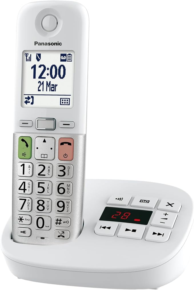 Panasonic KX-TGU430EXW juhtmeta telefon koos automaatvastajaga